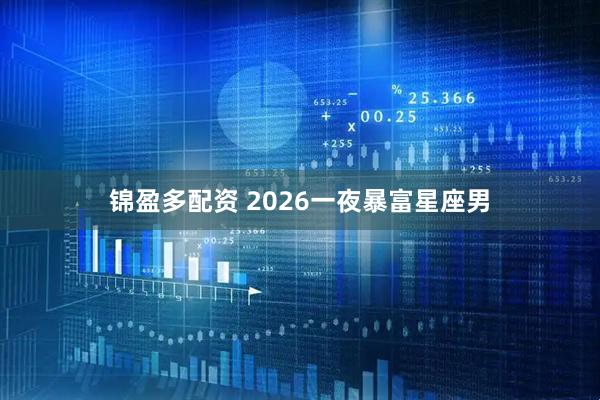锦盈多配资 2026一夜暴富星座男
